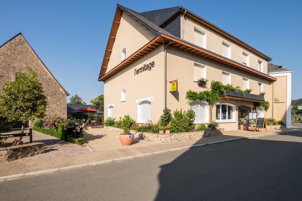Logis L'Ermitage Hotel & Restaurant Saulges Exterior foto